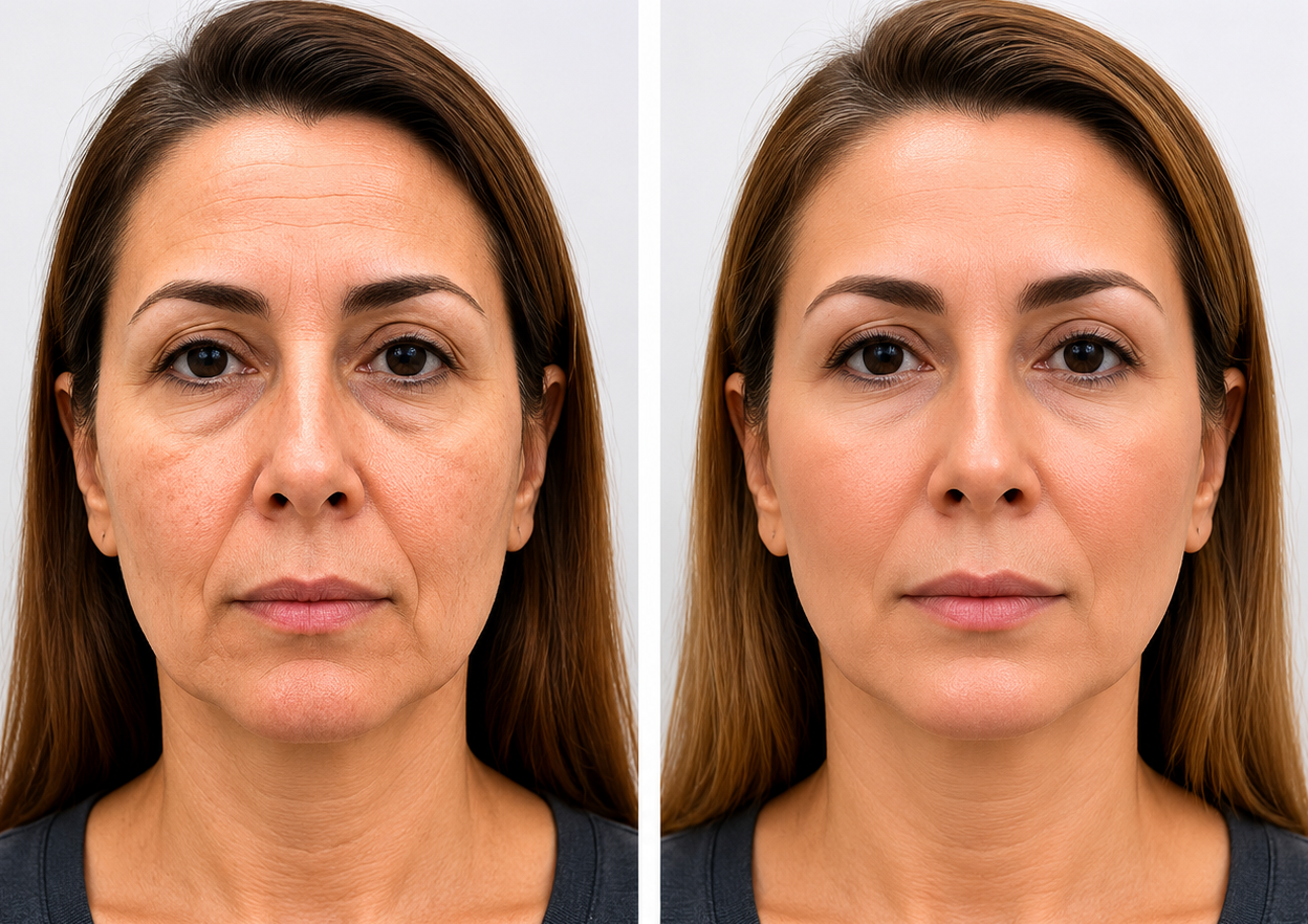 Antes y después Sculptra – caso 2